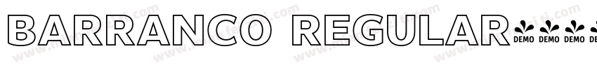 Barranco Regular字体转换
